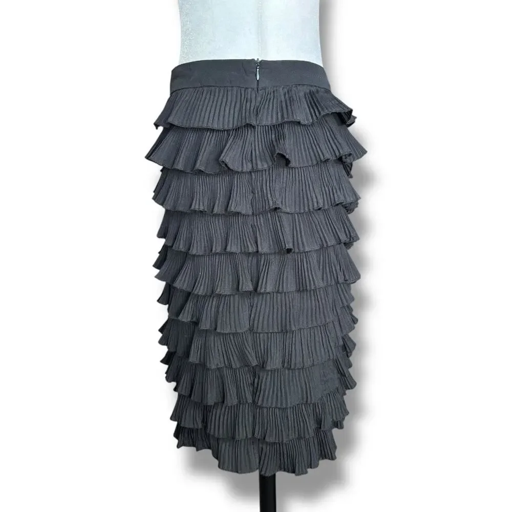 Gracia black pleated
